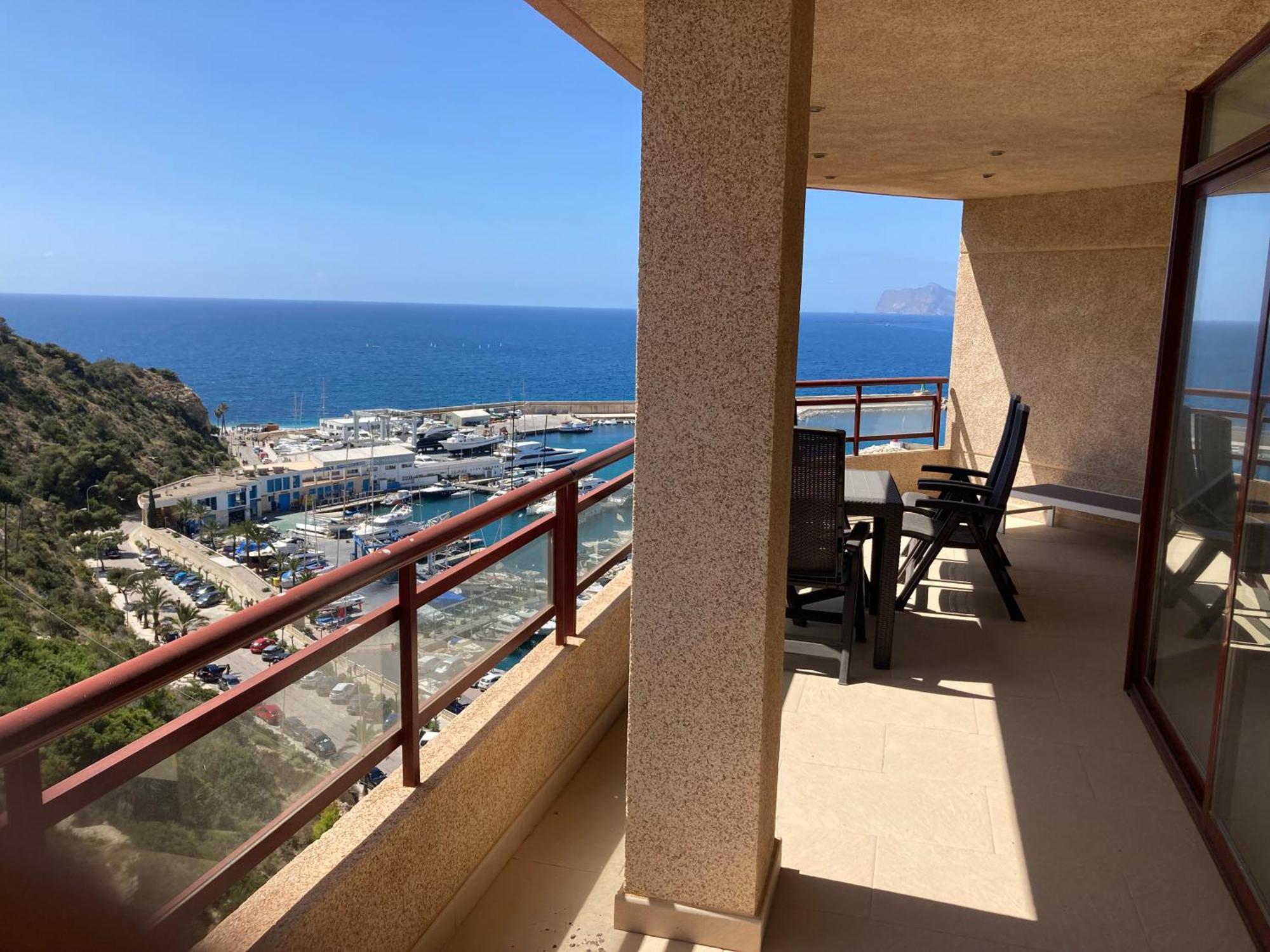 Atico Duplex Penthouse Rosa Marina Club Nautico Calpe Penon Sea View Exterior foto
