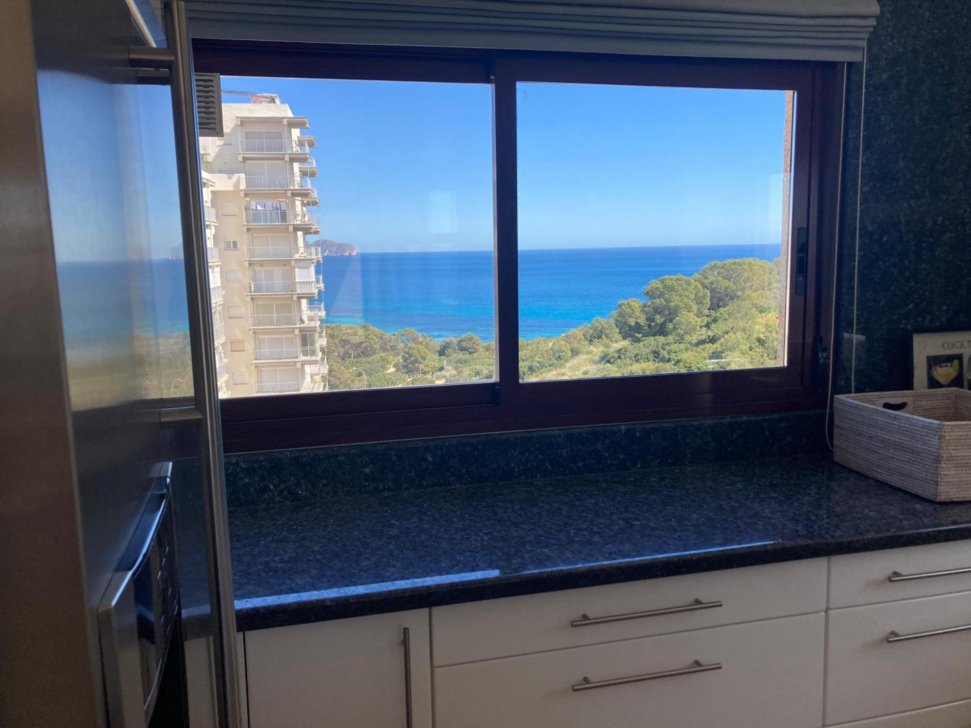 Atico Duplex Penthouse Rosa Marina Club Nautico Calpe Penon Sea View Exterior foto