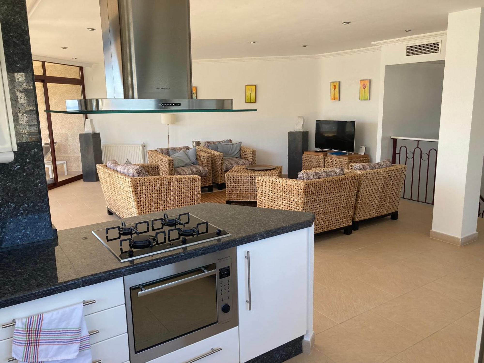 Atico Duplex Penthouse Rosa Marina Club Nautico Calpe Penon Sea View Exterior foto